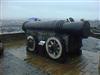 Mons Meg, a big cannon at the top of Edinburgh Castle, last used in 1681.