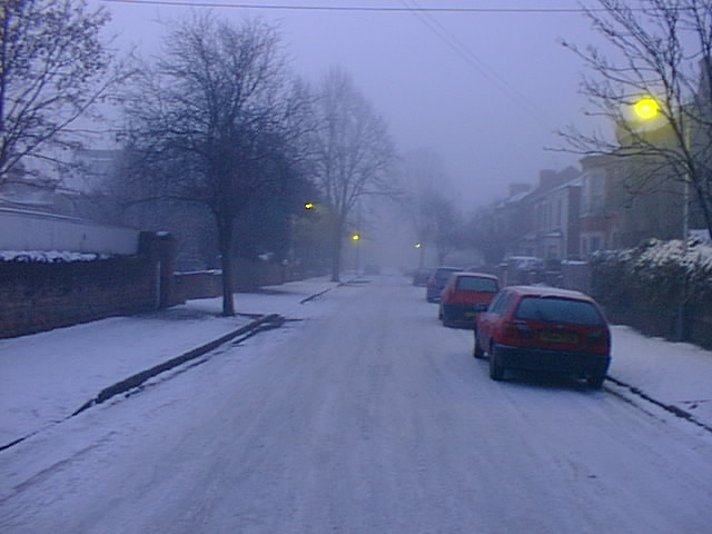 A snowy William Road
