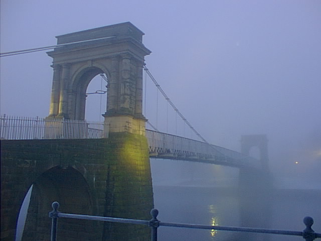 Hmm a tad misty on the other side of the bridge  looks a bit scary!