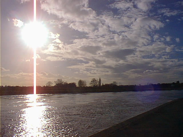 a tad bright!