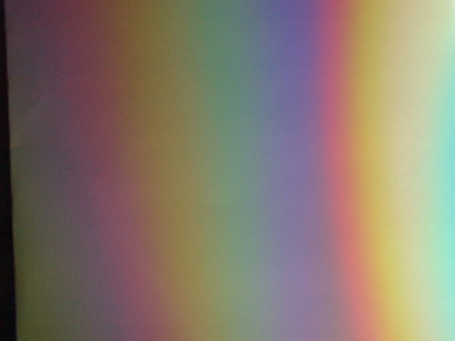 yay I made a rainbow