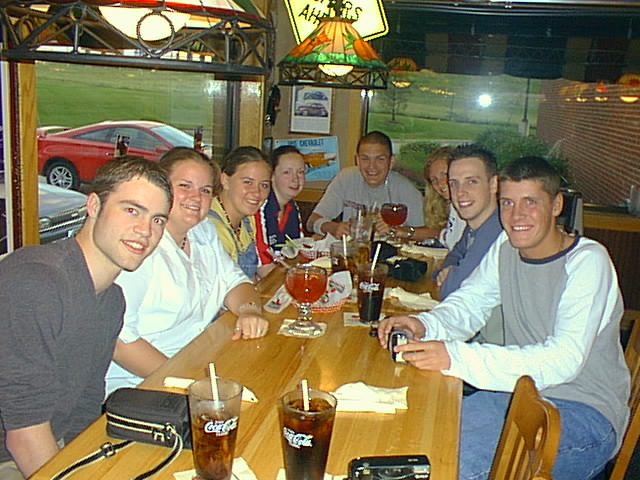 Some of the gang working at Camp Shawnee