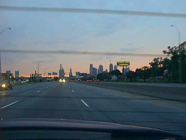 70mph shot looking back at Kansas City