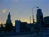 Close up of Kansas City skyline