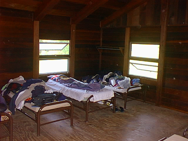 My slightly messy sleeping area! (notice the cool Union Flag pillow?)