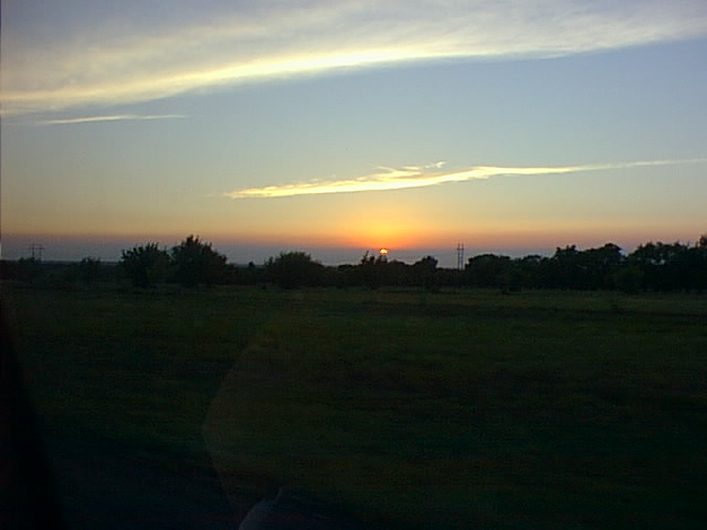 Just a nice sunset i saw on the way to Texas