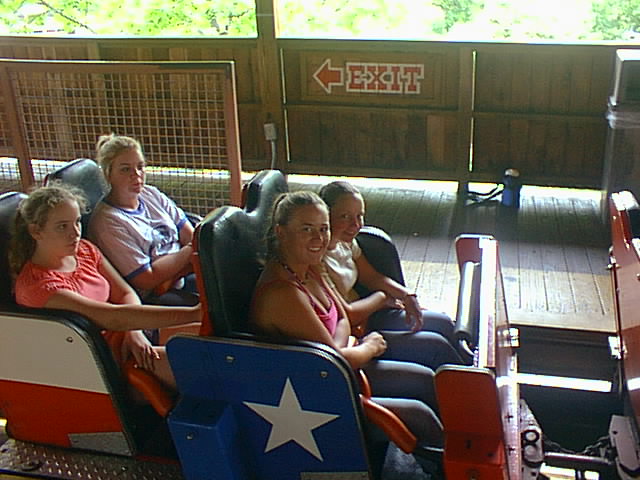 Molly and Sharon ... trust me .. they were not smiling after the ride