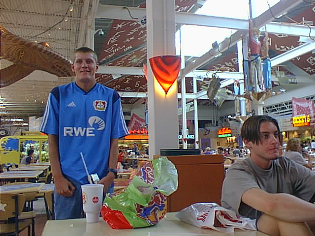 James and Michael with happier faces!