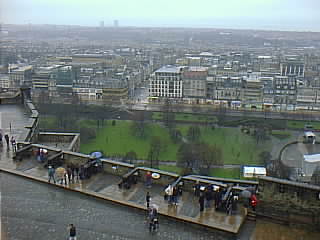 Photo of the cannons used to defend the castle many years ago.