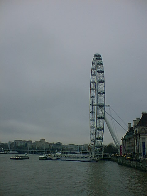 The London Eye, pretty big!