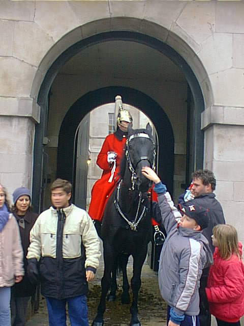 The entrance to the Horse Guards Parade.