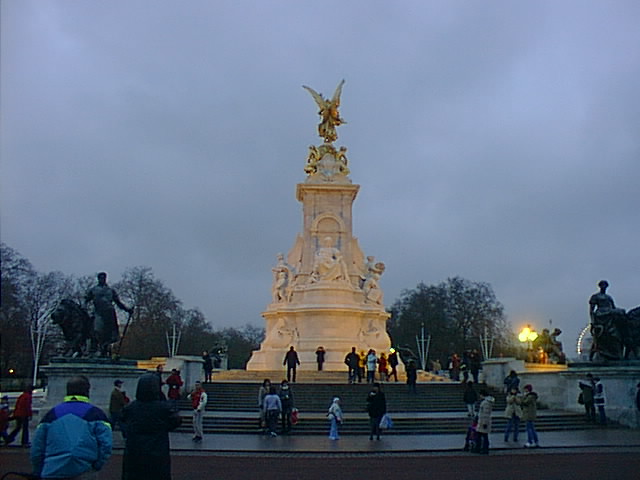 Queen Victoria Memorial, just outside Buckingham Palace.