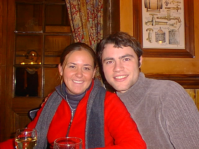 Molly and me in some pub near Trafalgar Square