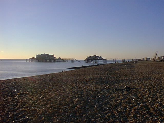 The West Pier, a few days after it partially collapsed