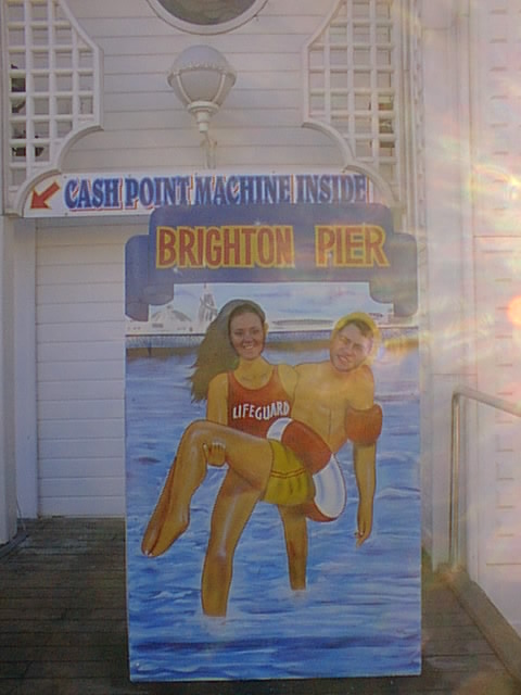 Molly the lifeguard saving me.
