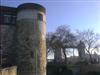 Byward Tower (Tower of London), with Tower Bridge in the background.