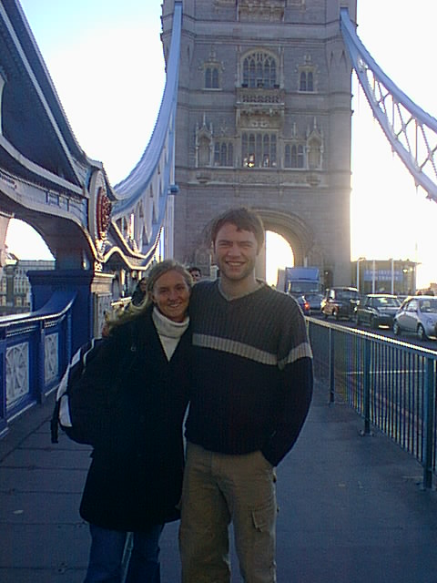 Me and Lisa on Tower Bridge